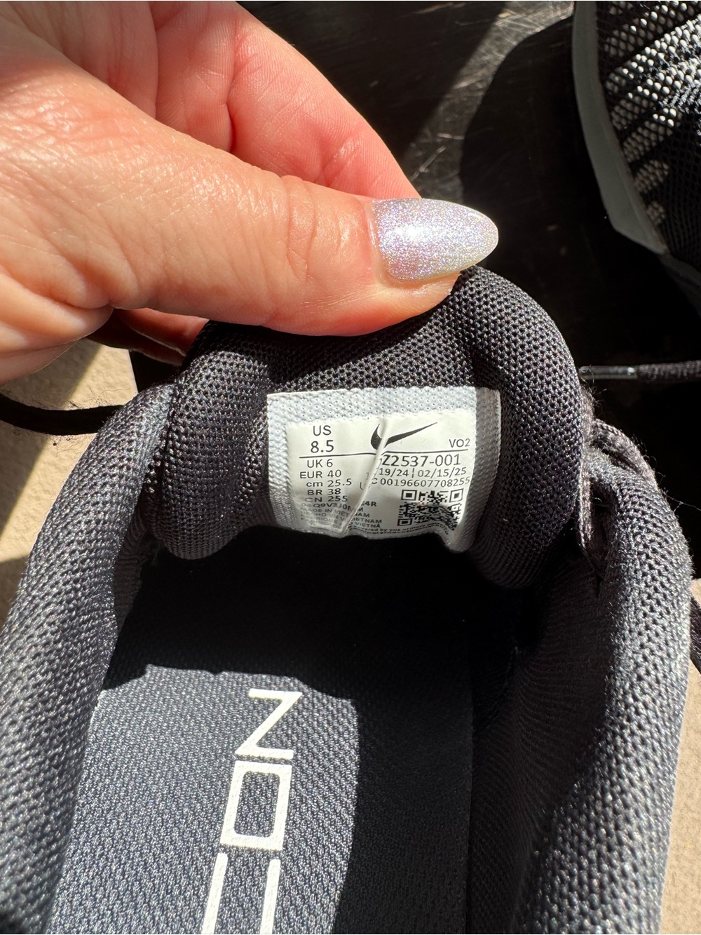 Nike Women’s Metcon 9 - Gray and Black Mesh Sneakers